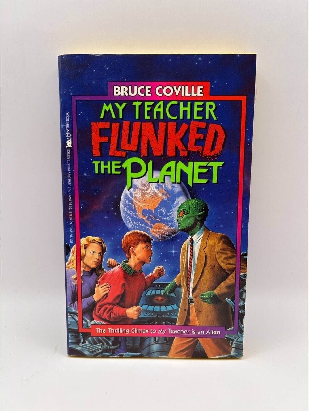 Bruce Coville My Teacher Flunked the Planet 1992 Paperback